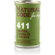 411 anatra, coniglio e patate - alimento completo per cani 400 gr