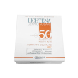 lichtena dermosolari spf 50+ compatto colorato sabbia 10 grammi
