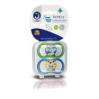 j bimbi b free breezy happy succhietto silicone verde/turchese 4 mesi+ - 2 pezzi