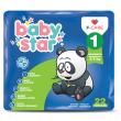 pannolino babystar 2/5kg t1 22 pezzi