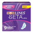 lines seta® ultra lungo con ali 9 pz assorbenti