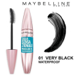 maybelline new york -mascara waterproof black