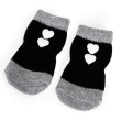 calza pet nera c/cuori xl 4