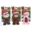 camon peluche natalizi per cani grandi set 3 pezzi - camon