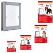 cam porta in alluminio cane xl ax013 35,8x60cm tutti i tipi di porte