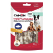 camon cane snack treats osso pelle salmone 14pz 80gr