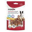 camon cane snack twist bicolore pollo bovino 10cm 5pz 70gr