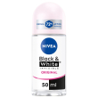 nivea black & white invisible original roll-on 50 ml, deodorante roll
