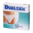 dualsan slip sospensorio uomo - taglia 5 bianco