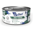 q.diet only fresh cavallo - alimento dietetico completo per intolleranze cani e gatti adulti 150 gr