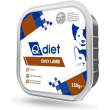 q.diet only fresh agnello - alimento dietetico per cani e gatti 150 gr
