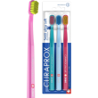 curaprox cs 5460 ultra-soft trio - 3 spazzolini da denti ultra morbidi - colori assortiti