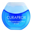 curaprox filo interdentale df 820 ptfe floss tape, 35m, teflon, filo interdentale per spazi stretti,