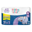 farvima medicinali babystar tripack 3x18 taglia 6 42 pezzi
