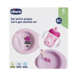 chicco set pappa 6m+ rosa