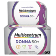 multicentrum donna 50+ integratore alimentare multivitaminico multiminerale calcio ferro zinco 60cpr