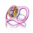 j bimbi bfree breezy 4m+ succhietto trasparente-rosa 2 pezzi