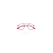 corpootto metal rosso occhiali da lettura +3,00