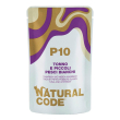 natural code gatto p10 tonno pesci bianchi 70gr (bustina)