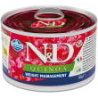 n&d quinoa adult mini wm agnello - alimento completo cani adulti mini per il controllo del peso 140