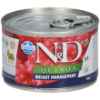 n&d wet dog weight quinoa 140g