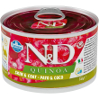 n&d quinoa adult mini skin & coat anatra e cocco - alimento dietetico completo per cani con intoller