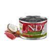 farmina cane n&d quinoa skin&coat adulto mini anatra & cocco lattina 140 gr
