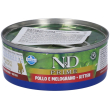 farmina® n&d prime pollo e melograno cibo umido per gattini 80 g mangi