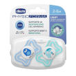 chicco succhietto light boy silicone 2 - 6 mesi 2 pezzi