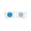 chicco succhietto light boy silicone + 6m 2 pezzi