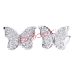 sanico bjt979 orecchini butterfly ss