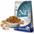 n&d ocean adult medium & maxi al merluzzo - alimento completo per cani 12 kg