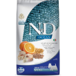 n&d ocean adult mini al merluzzo farro avena e arancia - alimento completo per cani adulti 2,5 kg
