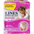 lines specialist maternity mutandina assorbente per perdite post parto misura large 10 pezzi
