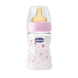 chicco biberon well being poliprorene girl caucciu' 150 ml