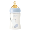 chicco biberon original 150ml touch 1 foro boy con tettarella in caucciu'