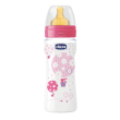 chicco biberon well being poliprorene girl caucciu' 330 ml + 4m