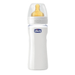 chicco biberon well being vetro non decorato in caucciu' 240 ml neonati