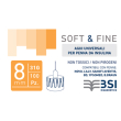 soft & fine ago insulina g31 8 mm 100 pezzi