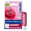 labello cherry shine 4.8 g, burrocacao labbra colorato e idratante all'aroma di ciliegia