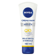 nivea q10 crema mani 3in1 anti-età q10 100 ml, crema mani idratante antirughe e antimacchie con q10