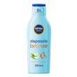 nivea sun latte doposole bronze 200 ml, dopo sole idratante per un'abb