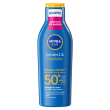 nivea sun latte solare protect & hydrate spf50+ 200 ml, crema solare 5