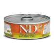 n&d pumpkin grain free cinghiale, zucca e mela - alimento completo per gatti adulti 70 gr
