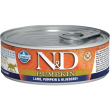 n&d pumpkin grain free agnello zucca e mirtillo - alimento completo per gatti adulti 70 gr