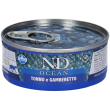farmina n&d cat ocean sea small tuna & shrimps 80 g mangime
