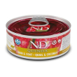 n&d quinoa skin & coat quaglia e cocco - alimento dietetico per gatti adulti con intolleranze 80 gr