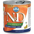 n&d dog um lamb & pumpkin  & blueberry starter 285gr