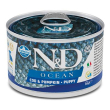 n&d dog ocean cod&pump pup140g