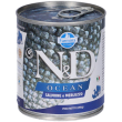 farmina n&d dog ocean sea salmone & merluzzo 285 g mangime